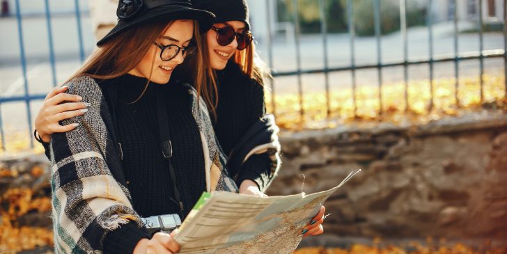 tourist girls